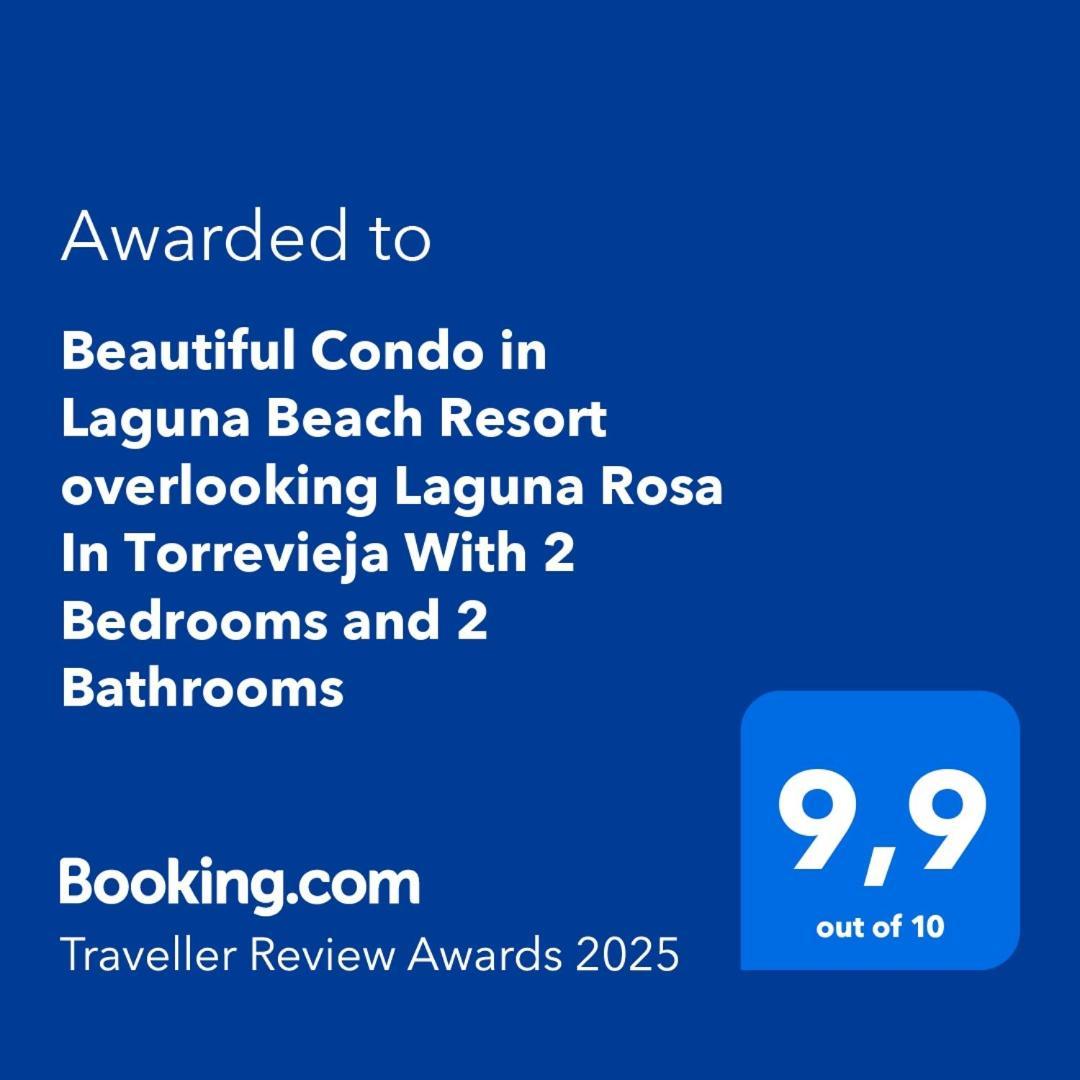 Beautiful Condo In Laguna Beach Resort Overlooking Laguna Rosa In Torrevieja With 2 Bedrooms And 2 Bathrooms ภายนอก รูปภาพ